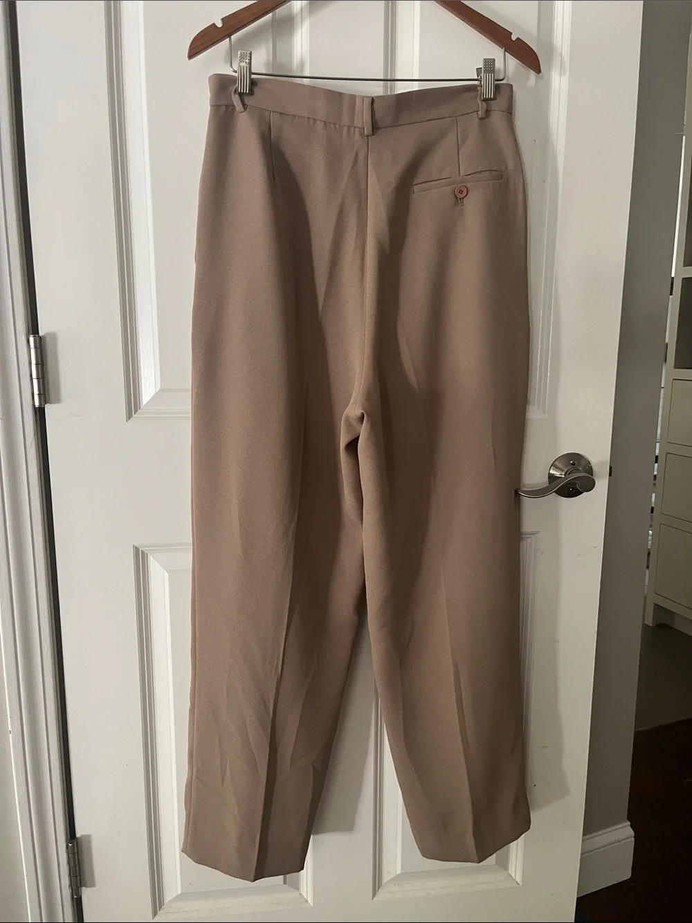 Dress Barn double pleated dress trouser Pants VTG 12 tan